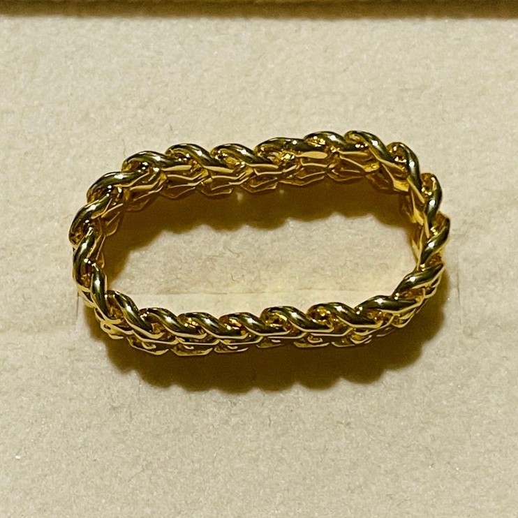 Japan Heartbiz-Inspired Ring | 18K Yellow Gold Settings | Size 6 product photo 2
