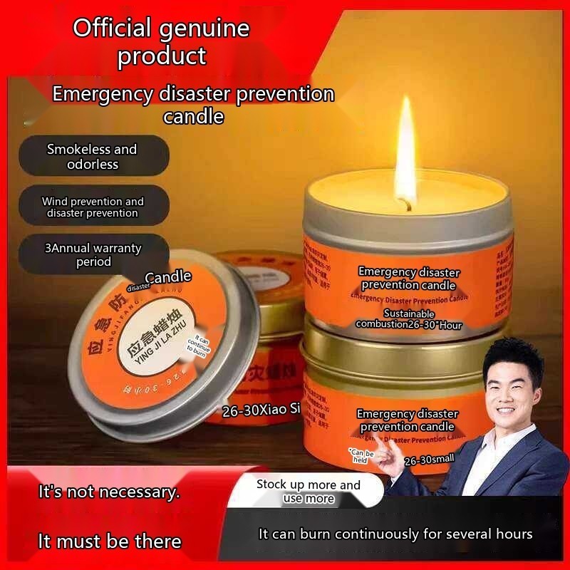 Candle Home Use Smokeless Odorless Disaster Prevention Power Outage Lighting Backup Earthquake - Image 2