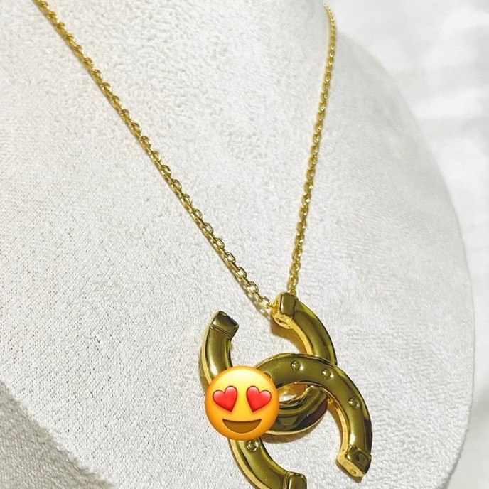 Inspired Long Necklace | Timeless Chain Design | Rich 18K Yellow Gold Setting product photo 3