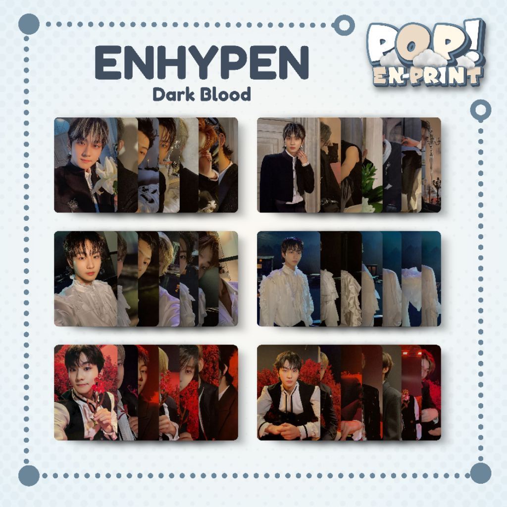 Shop enhypen dark blood lomo card for Sale on Shopee Philippines