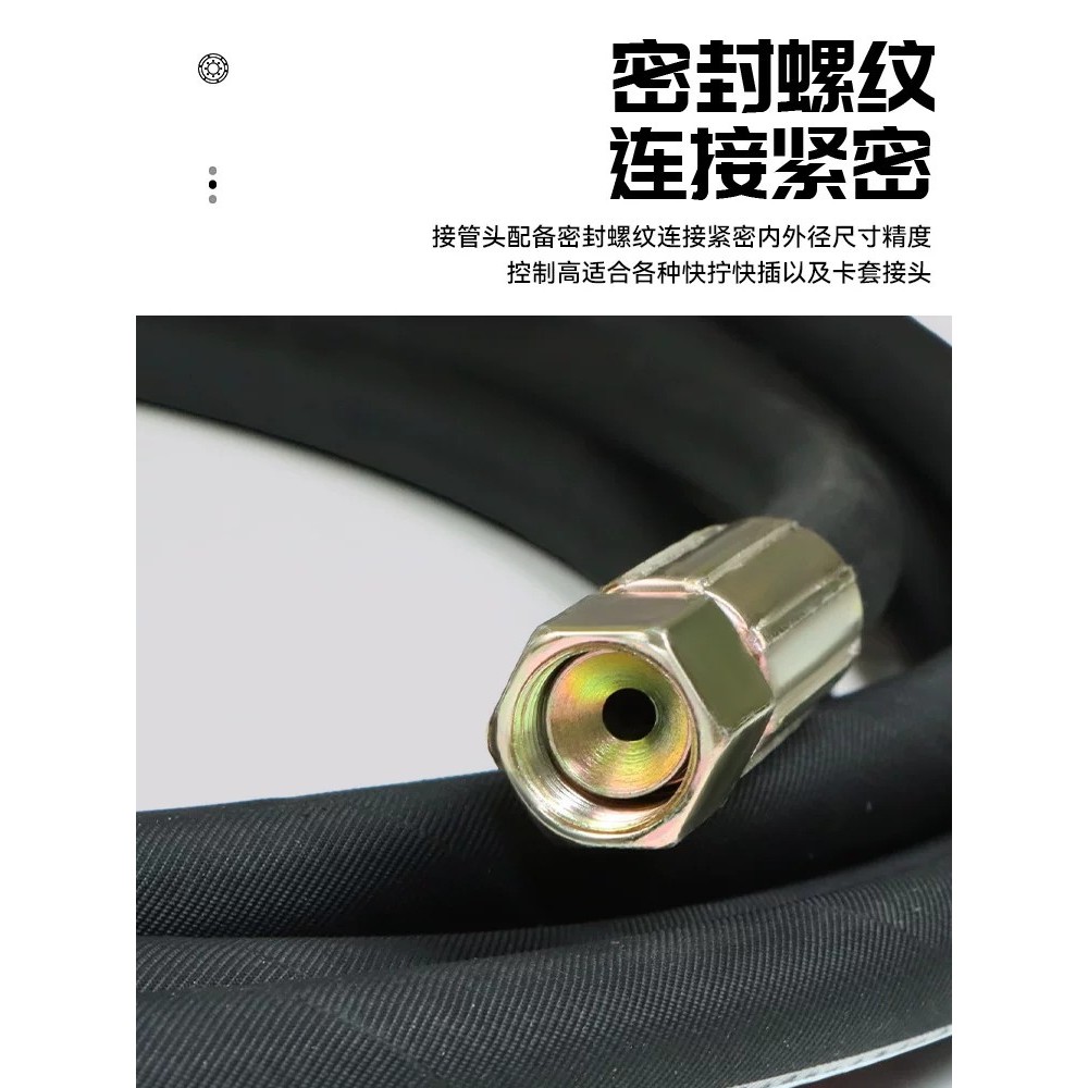 Cod High-pressure grease gun hose, universal grease gun hose, electric grease connector, quick pne - Image 5