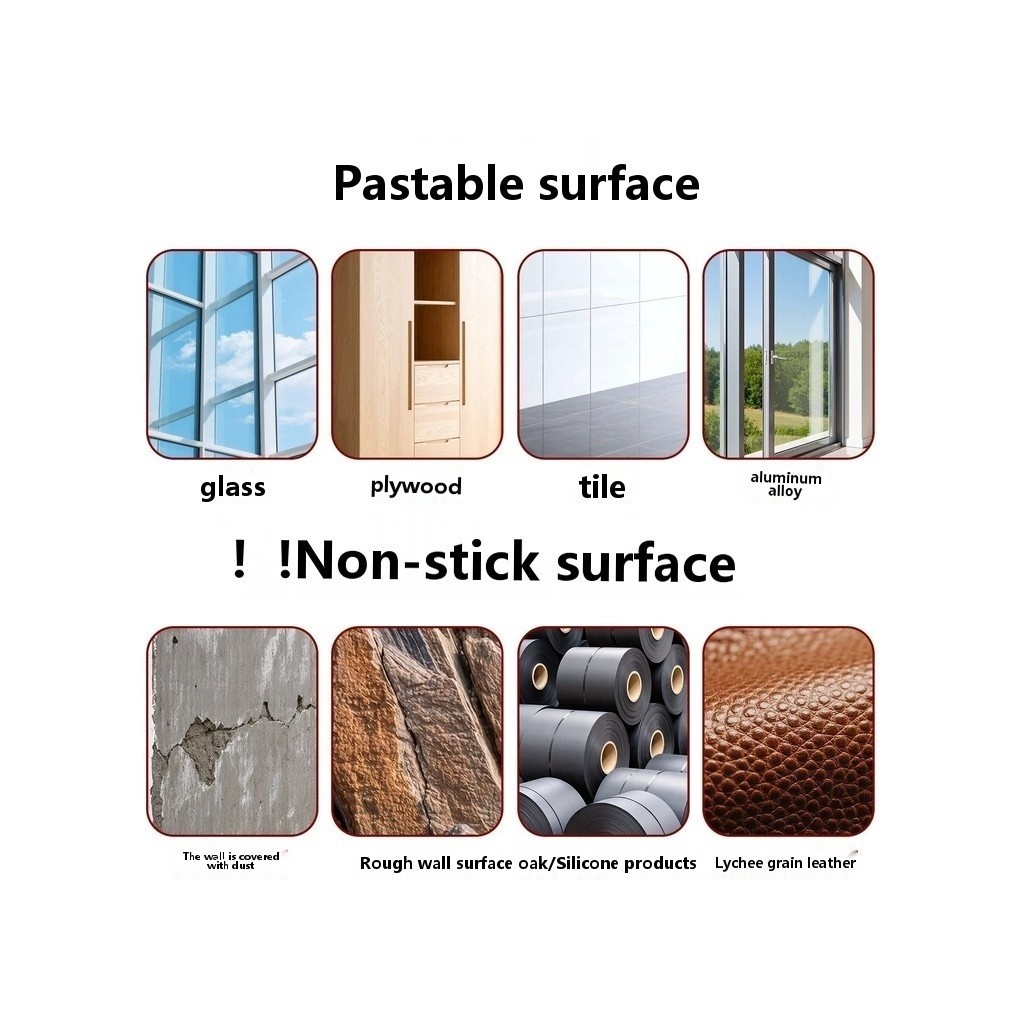 Hot Strong Velcro double-sided adhesive hooks for dormitory curtains, beds, mosquito nets, sliding - Image 2
