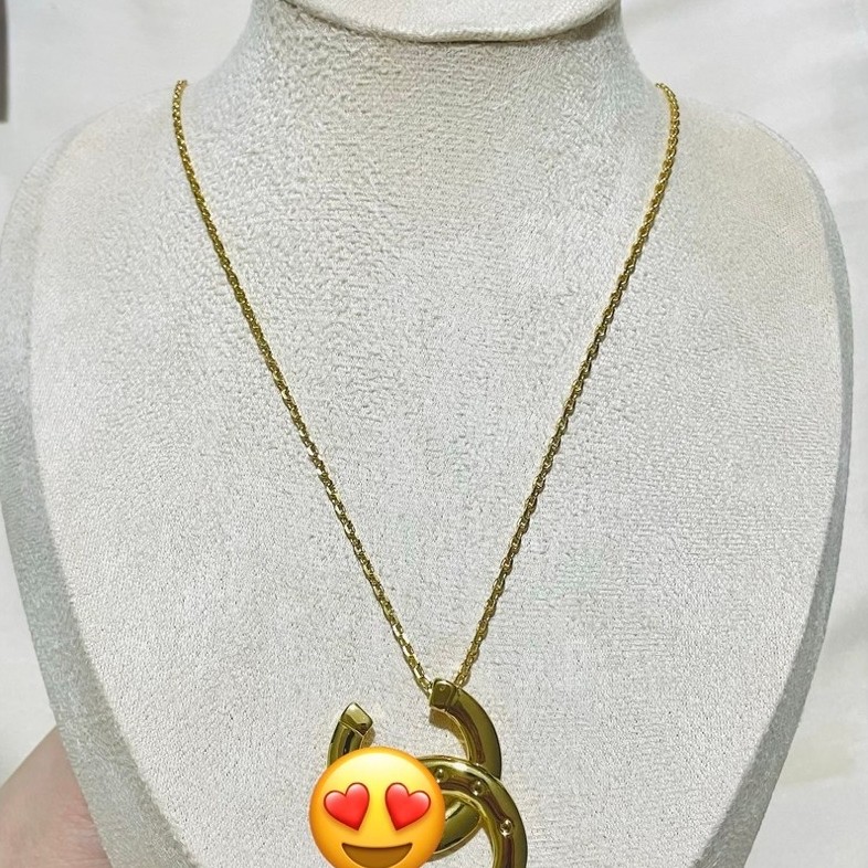 Inspired Long Necklace | Timeless Chain Design | Rich 18K Yellow Gold Setting
