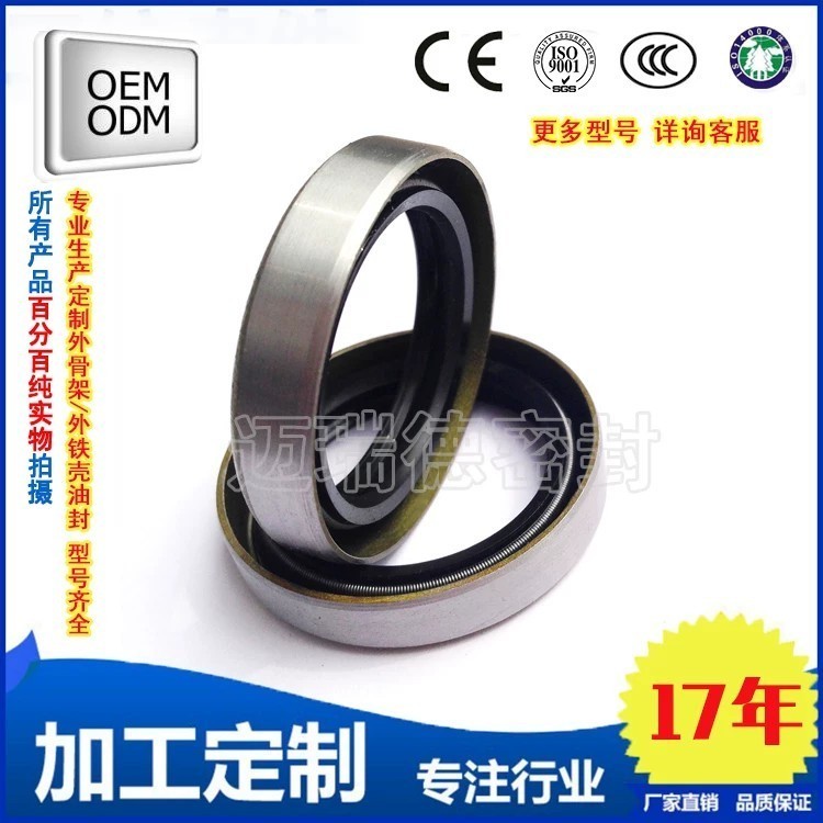 20 20 28 External exposed iron shell skeleton oil seal sealing ring - Image 2