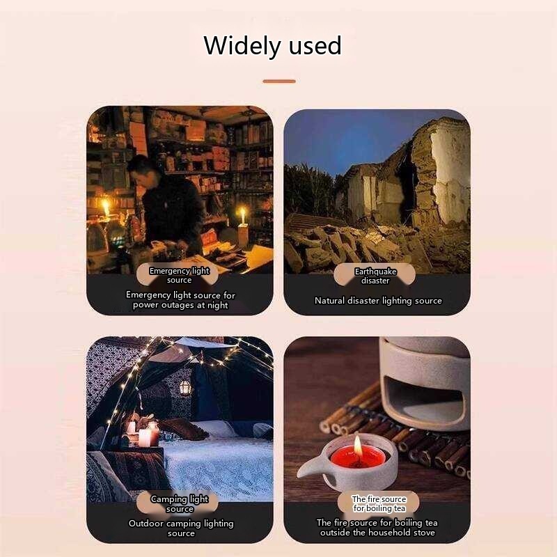 Candle Home Use Smokeless Odorless Disaster Prevention Power Outage Lighting Backup Earthquake - Image 3