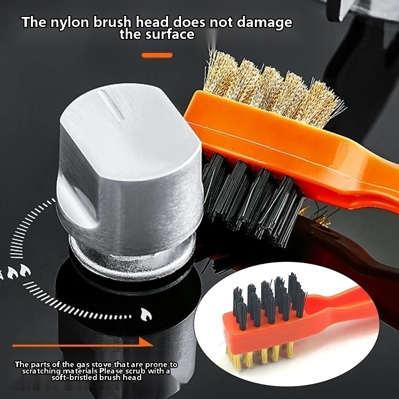 Gas stove cleaning brush, kitchen brush, crevices brush, stovetop wire brush, gas stove, sink, r - Image 3