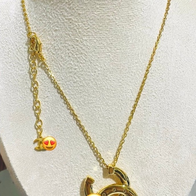 Inspired Long Necklace | Timeless Chain Design | Rich 18K Yellow Gold Setting product photo 5