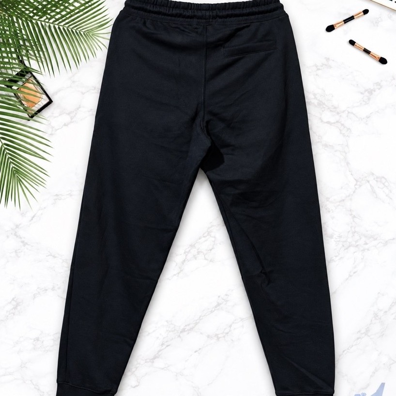 Sweatpants Jogger Pants | Black | Elastic Waist | Cuffed Hem product photo 2