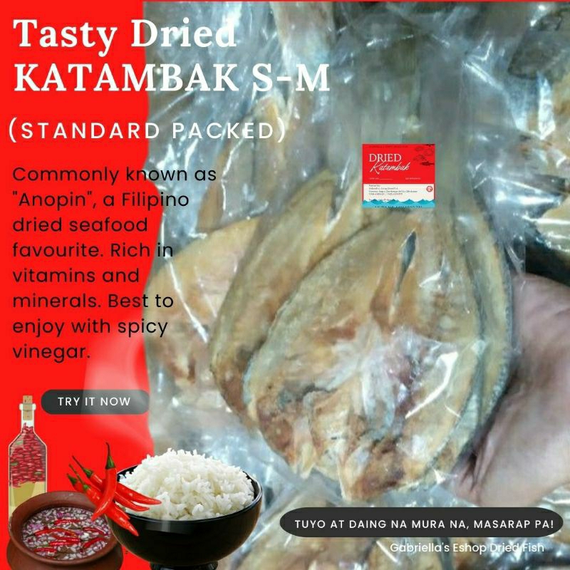 250g Katambak or Bitilya Daing Dried Fish Freshly Dried Affordable New