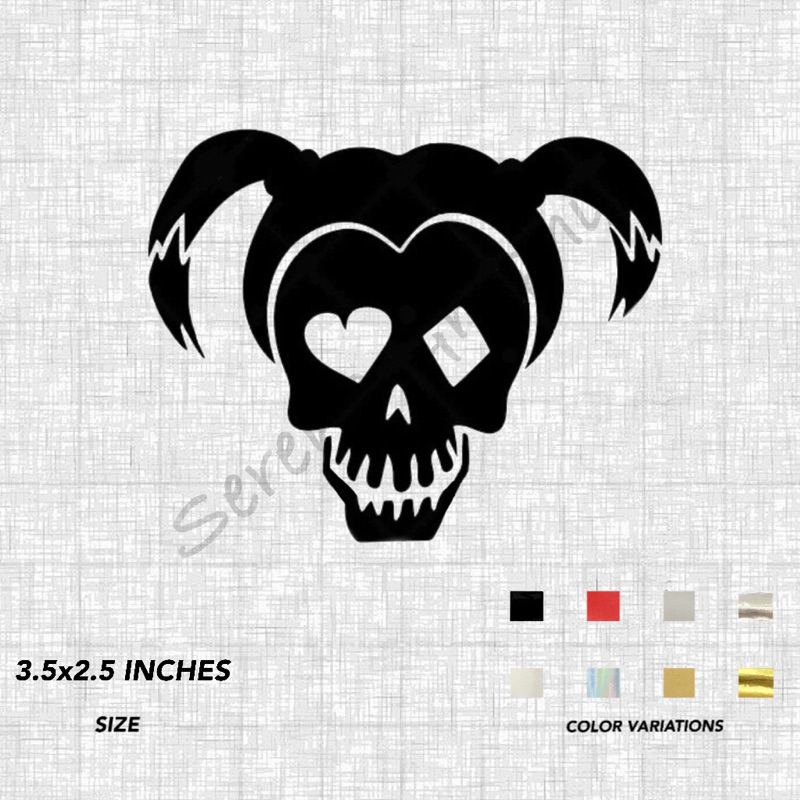 Harley Quinn Vinyl Sticker Decal Suicide Squad Car (Window - Foto 6