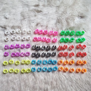 Pigeon Clip Ring  10 Pieces 8 mm with numeric numbers Laser Printed Ship agad Manila stocks on hand