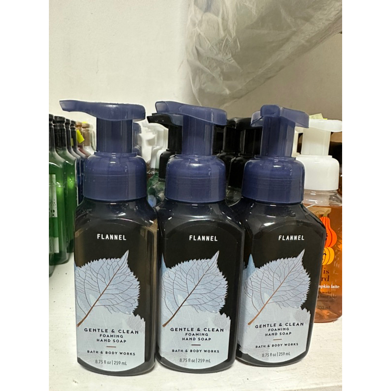 Bath & Body works Flannel gentle foaming hand soap 259mL Shopee