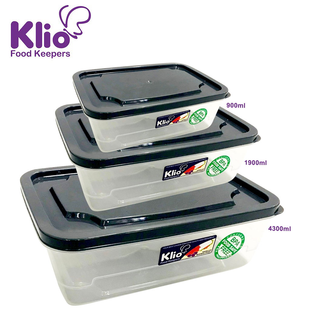KLIO by Winland Rectangular Stackable Food Keeper Kitchenware Container