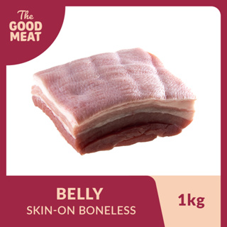 The Good Meat Belly Skin On Boneless (1kg)