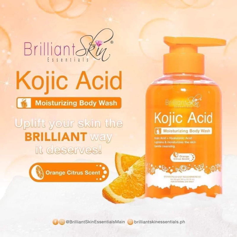 Brilliant Skin Kojic Acid Moisturizing Body Wash 300g Shopee Philippines