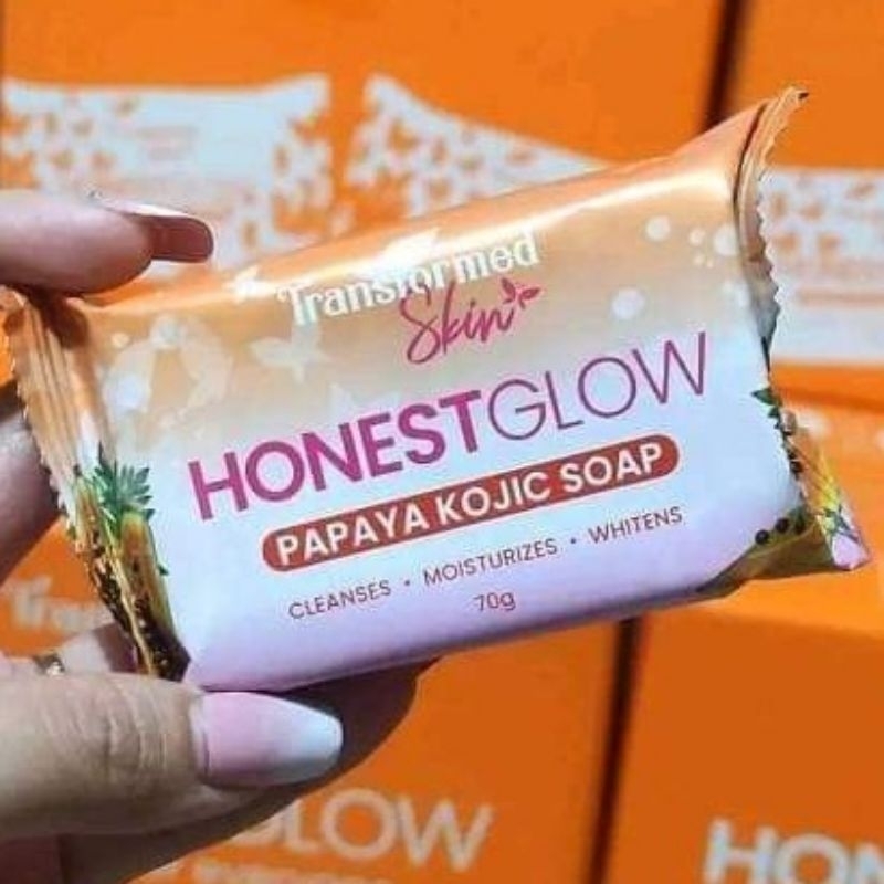 Honest Glow Papaya Kojic Soap G By Transformed Skin G Shopee Philippines