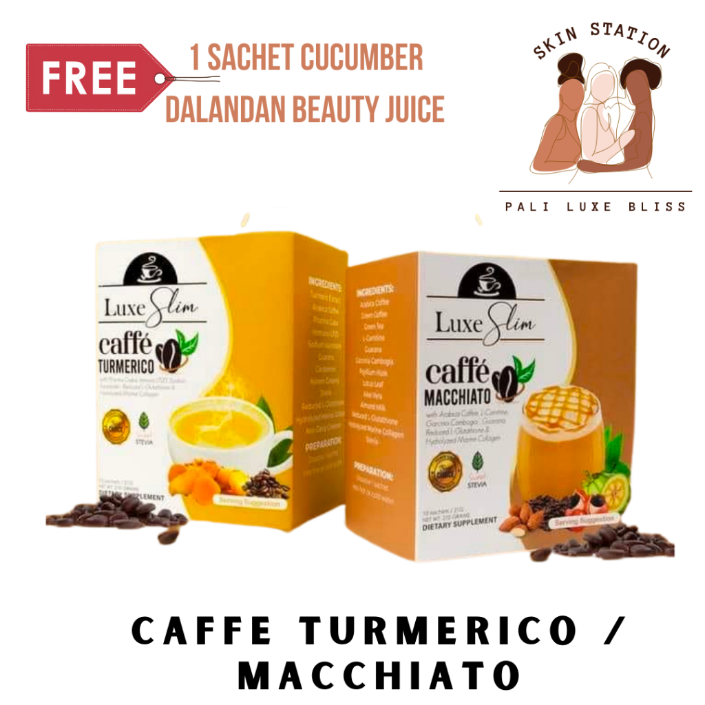 Luxe Slim Coffee by Anna Magkawas, Caffe Macchiato, Caffe Turmerico