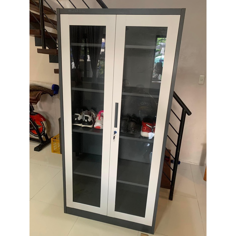 Filing with swing glass doors (185*90*40cm) Shopee Philippines