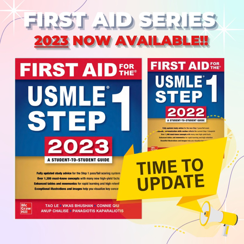 FIRST AID USMLE STEP 1 (2022 And 2023) Updated!!! | Shopee Philippines