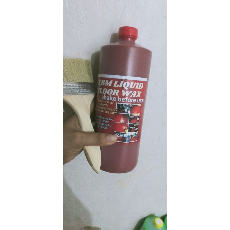 KBM liquid wax 1 liter with brush Shopee Philippines
