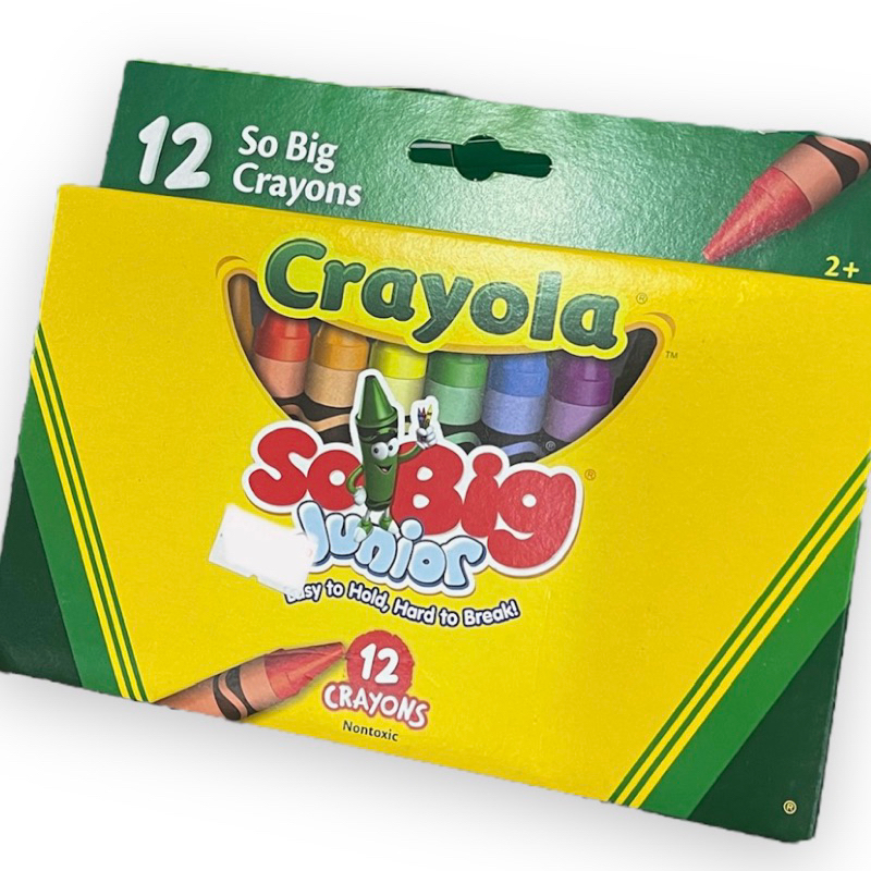 Crayola So Big Junior Crayons 12 colors Original Crayola Hard to break