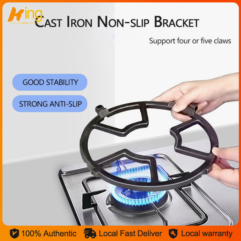 Cast Iron Wok Stand Cookware Accessories Universal Gas Stove Hobs