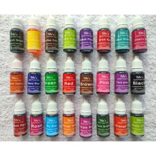 Totos 10ml LIQUID Food coloring color liquid concentrated