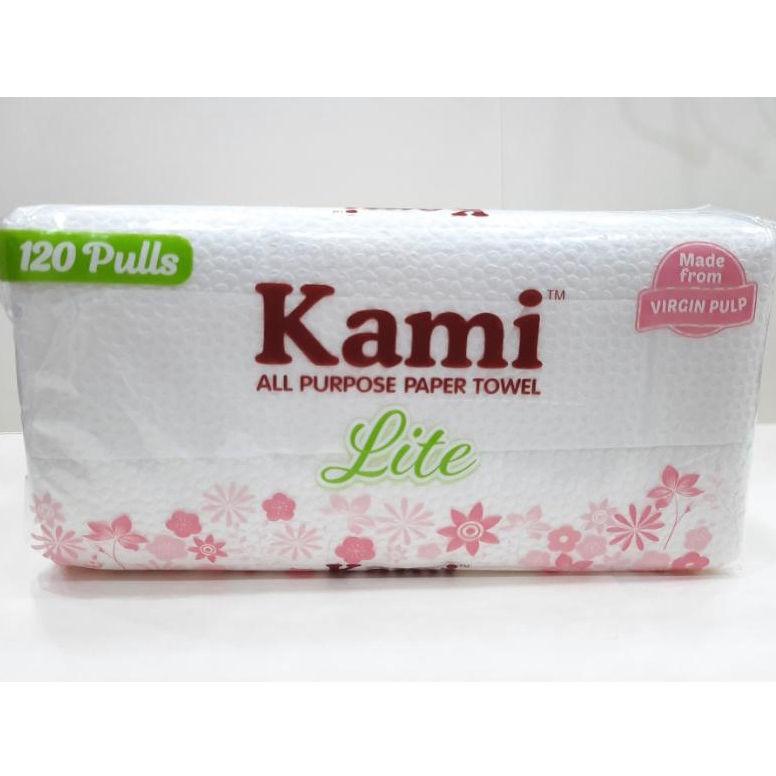 All Purpose Paper Towel Lite 120 pulls ( KAMI ) 1PIECE Shopee Philippines