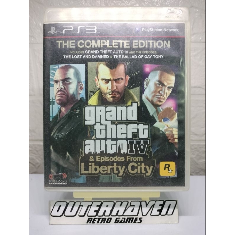 GTA Liberty City Sur PS3 – Import Japonais NTSC-J – Complet, Bon état