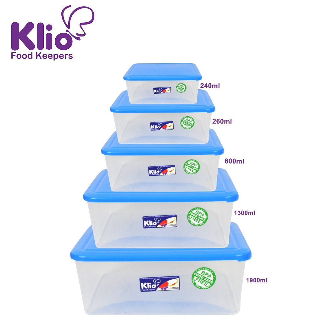KLIO by Winland Rectangular Stackable Food Keeper Kitchenware Container