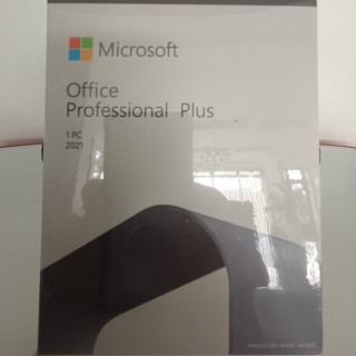 Microsoft Office 2021 Professional Plus Without DVD Retail Box For 1 Windows Pc/ No Mac Medialess