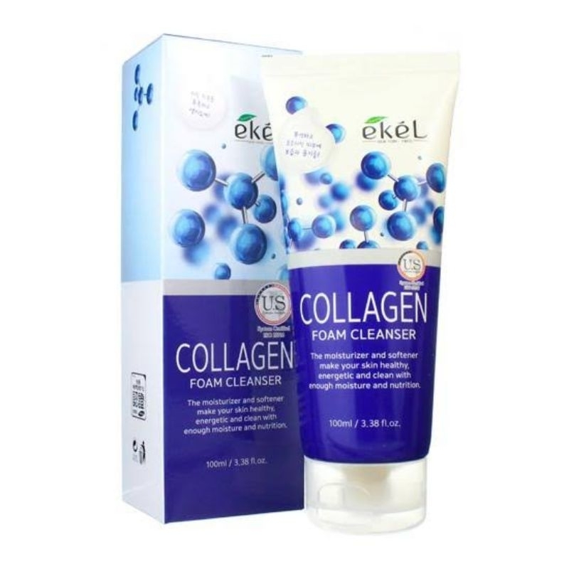EKEL COLLAGEN FOAM CLEANSER 100ML | Shopee Philippines