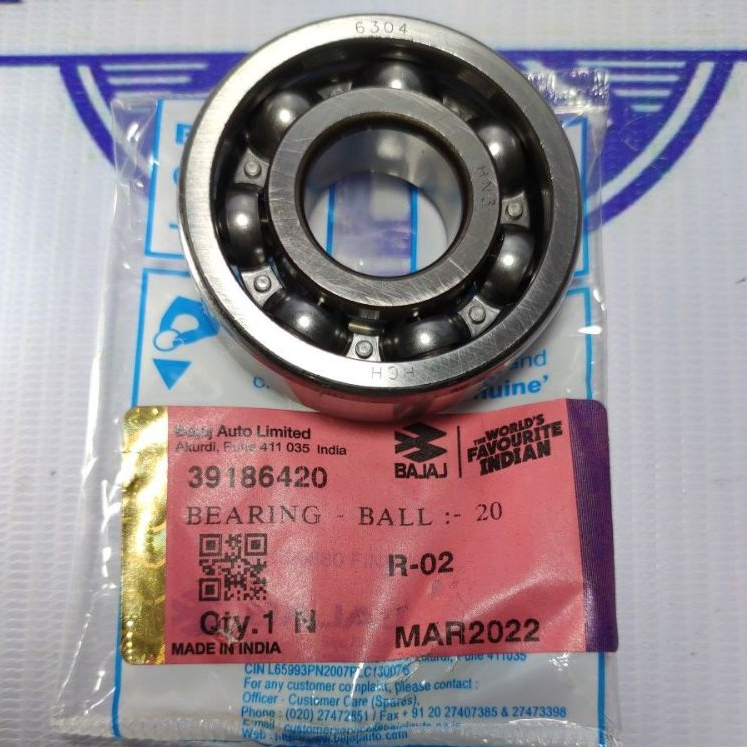 CT100 BAJAJ CRANKSHAFT BEARING GENUINE 39186420 Shopee Philippines