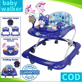 Baby walker baby foldable walker with music toys toddler walker baby
