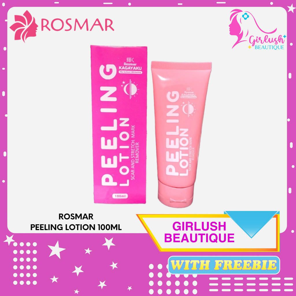 Rosmar Peeling Lotion 100ml Shopee Philippines