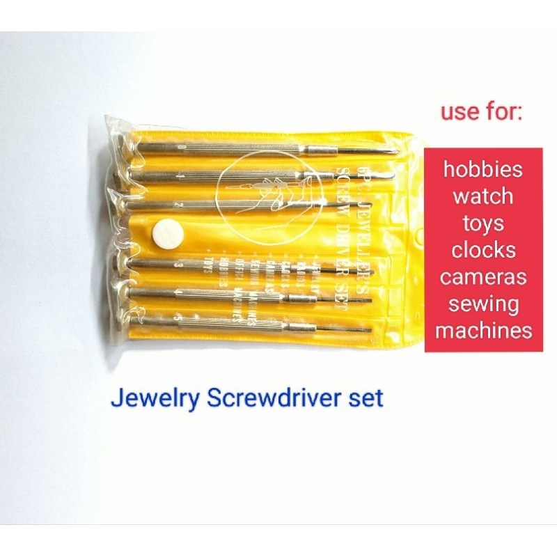 Jewelry Screwdriver Set 6pcs Shopee Philippines