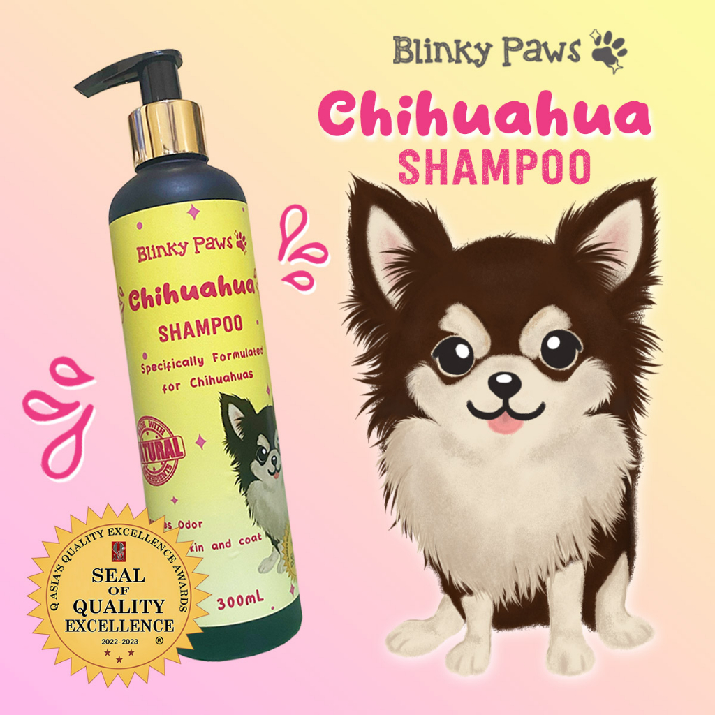 Natural Shampoo Formulated for Chihuahua Eliminates Odor Antifungal