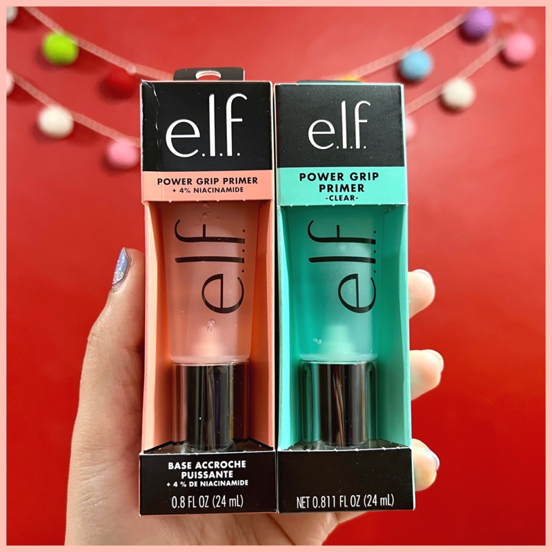 e.l.f. Cosmetics Power Grip Primers Clear & 4 Niacinamide Shopee