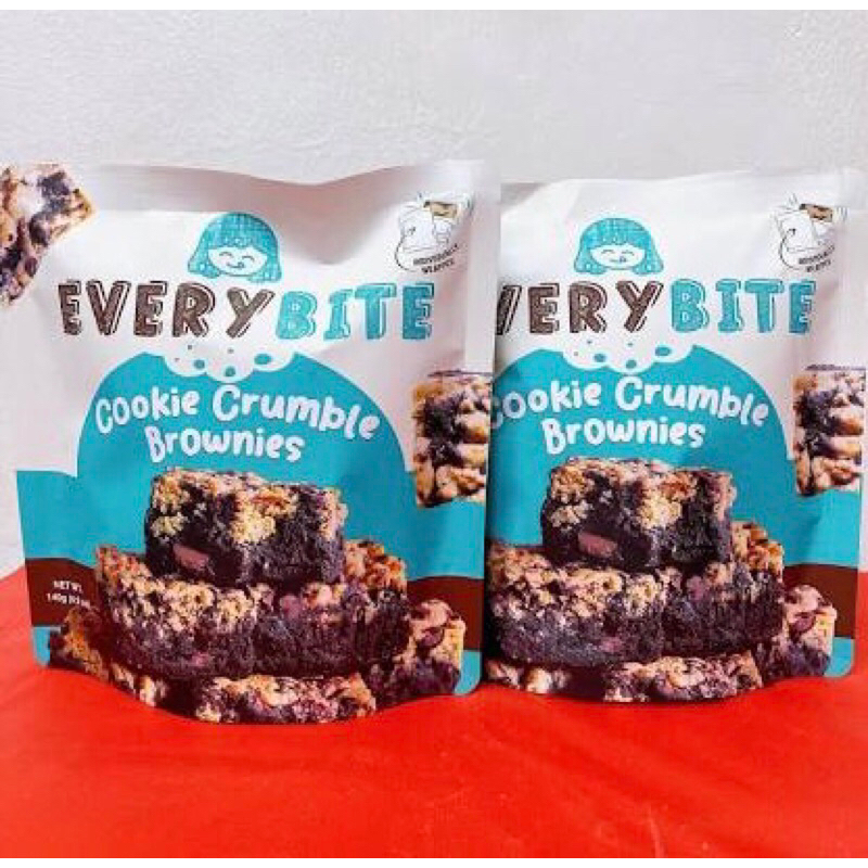 BUY 1 TAKE 1 EVERY BITE COOKIE CRUMBLE BROWNIES 140 GRAMS | Shopee ...