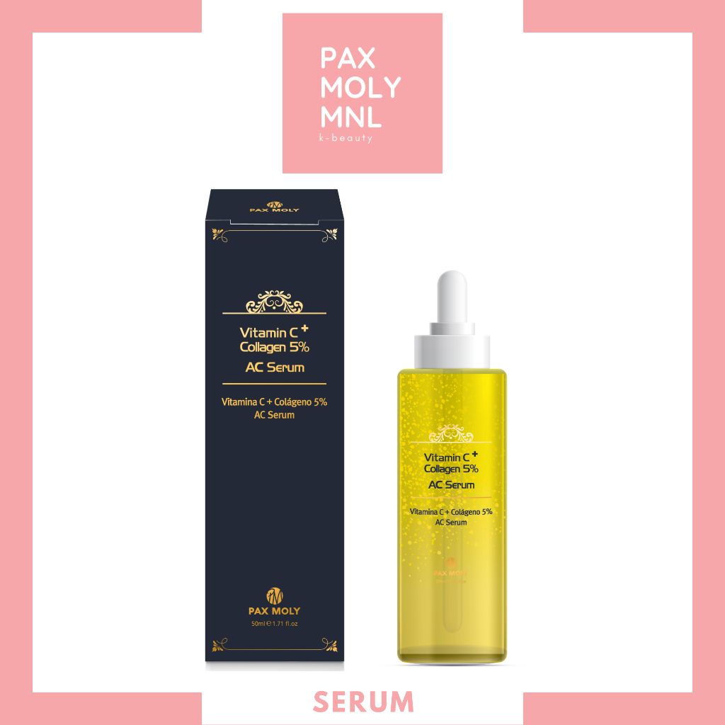 Pax Moly Vitamin C + Collagen 5 AC Serum 50ml Shopee Philippines