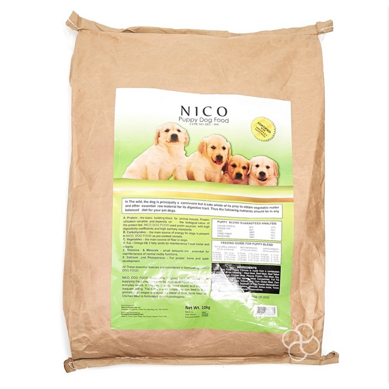 NICO Puppy Dog Food 10kg Shopee Philippines