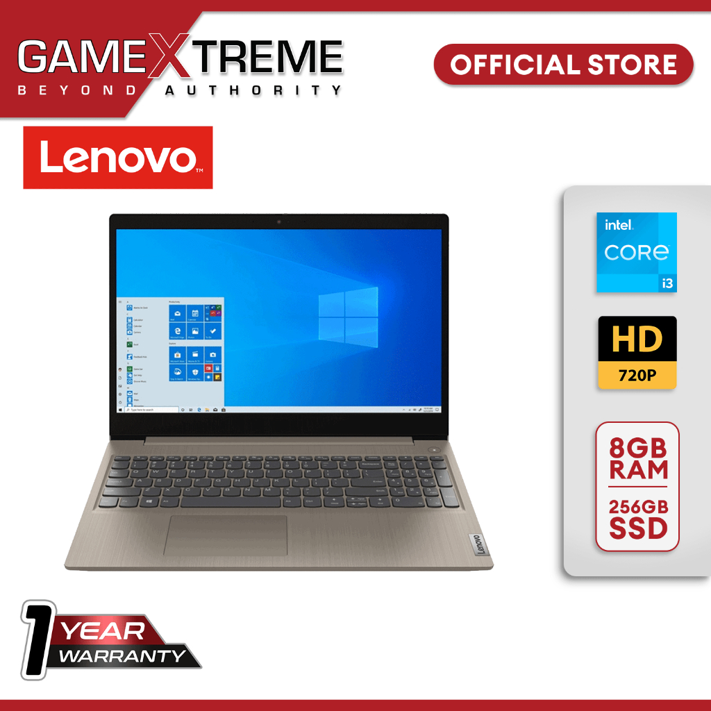 Lenovo Ideapad 3 15ITL05 15 6 Touch Screen Laptop Intel Core I3 8GB 256GB SSD Win11 Almond 