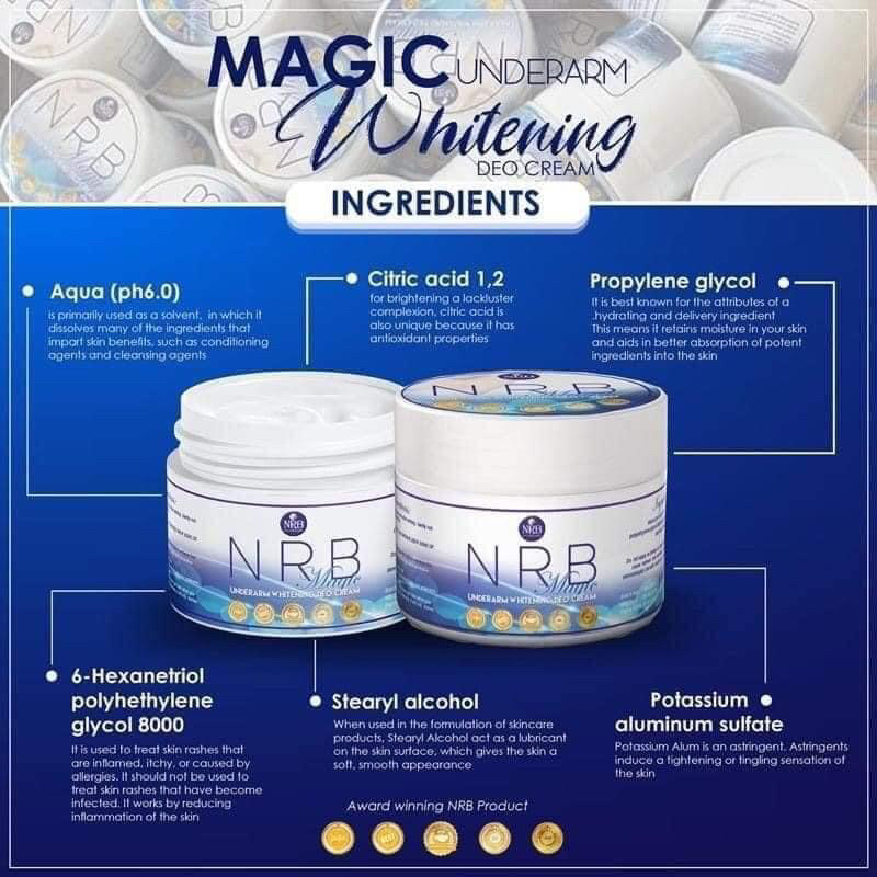 NRB MAGIC DEO CREAM 40g Shopee Philippines