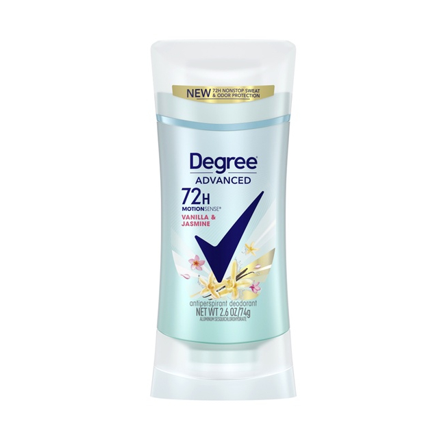 Degree Advanced 72H Antiperspirant Deodorant Vanilla & Jasmine 74g