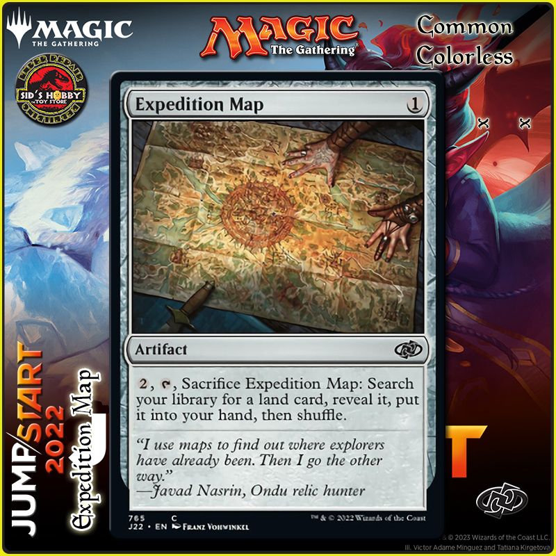 Expedition Map x x Jumpstart 2022 Colorless Common J22 MTG Shopee