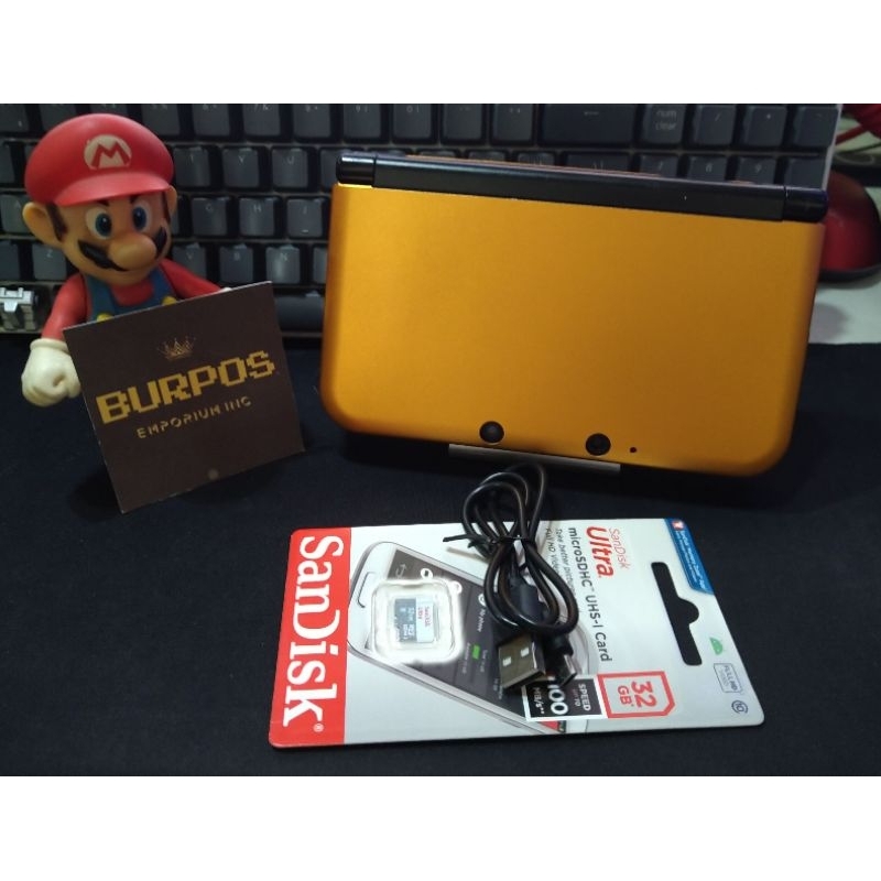 Nintendo 3DS XL (Black 32gb mem card, CFW) [Modded charging port