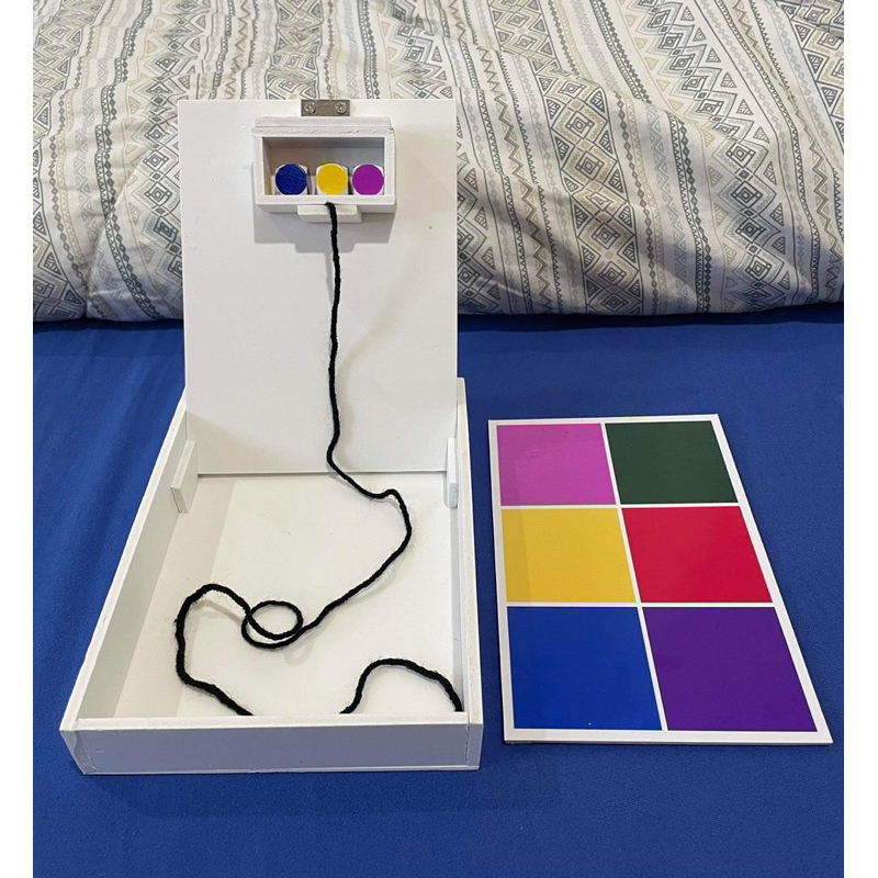 Cute Mini Size Color Game (Perya Board Game) complete set with dice and