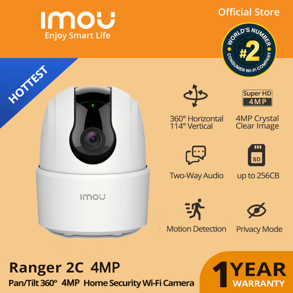 IMOU TwoWay Audio CCTV Camera WiFi Connect To Cellphone 4mp 360 Human