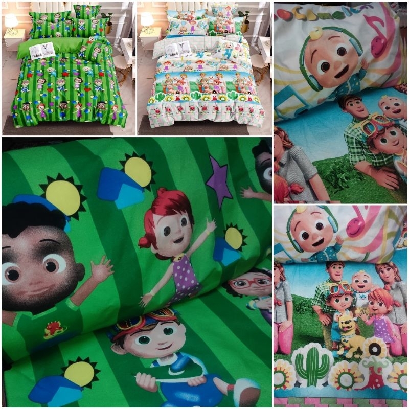 BEDSHEET +2 Pillowcase FITTED SHEET GARTERIZED (PREMIUM