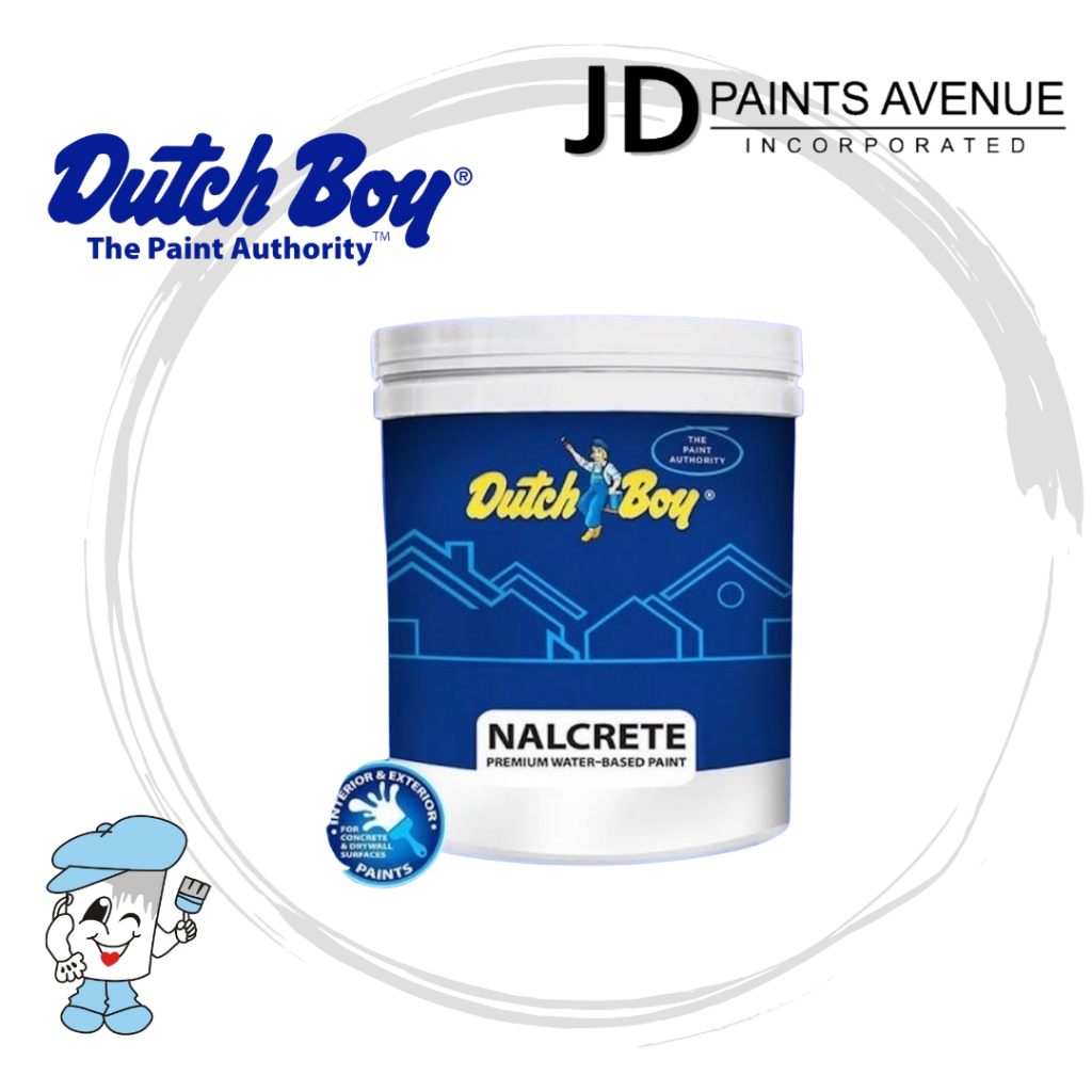 Dutch Boy Nalcrete Flat Latex White 7510 16L Shopee Philippines